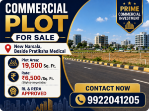 Commercial Plot for Sale New Narsala, Nagpur