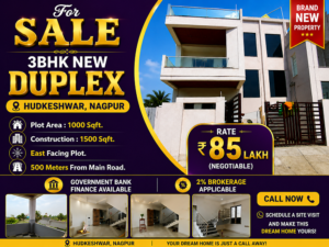 3BHK New Duplex House for Sale